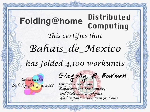 FoldingAtHome wus certificate 16 sep 2022